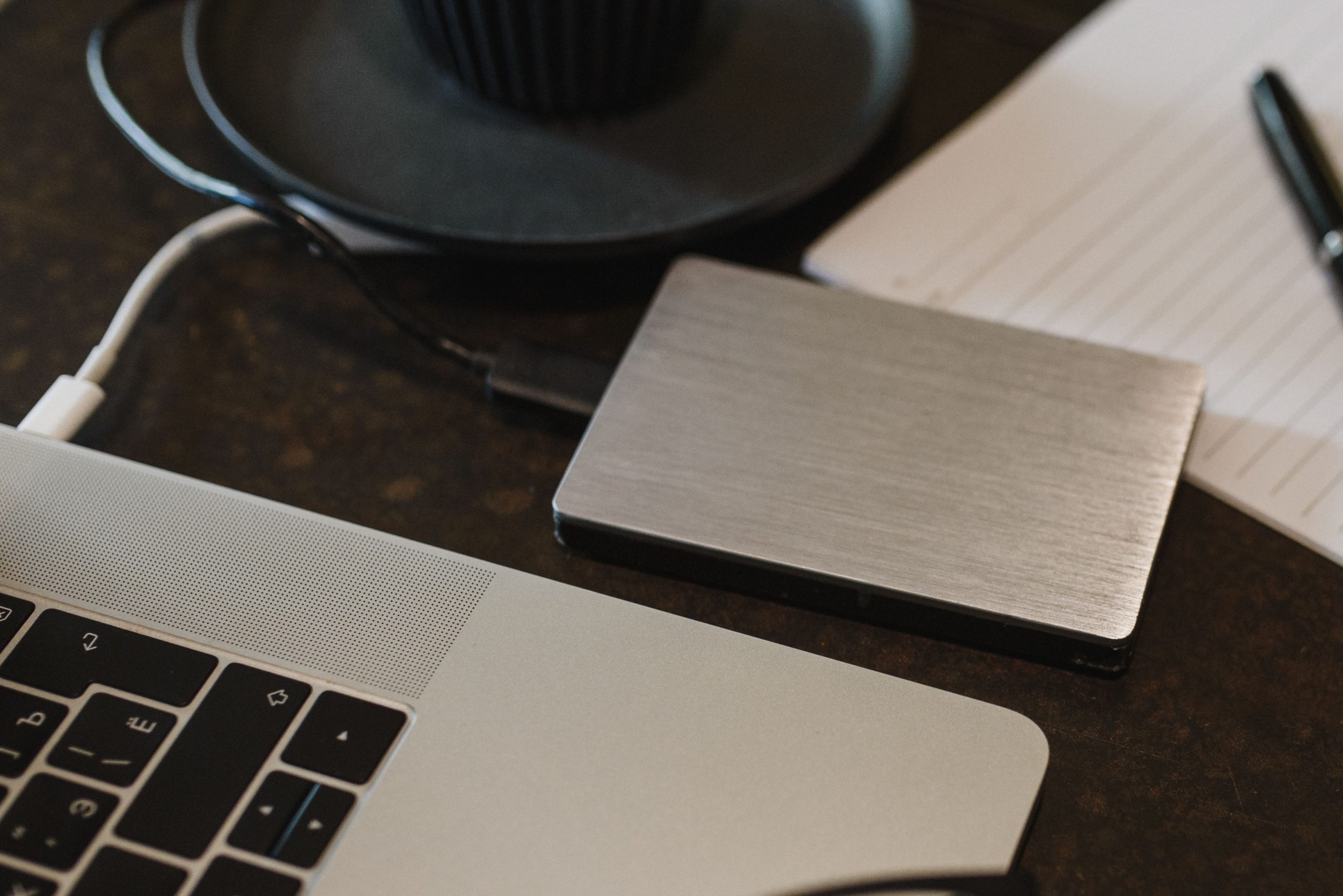 Business records organized in document folders.