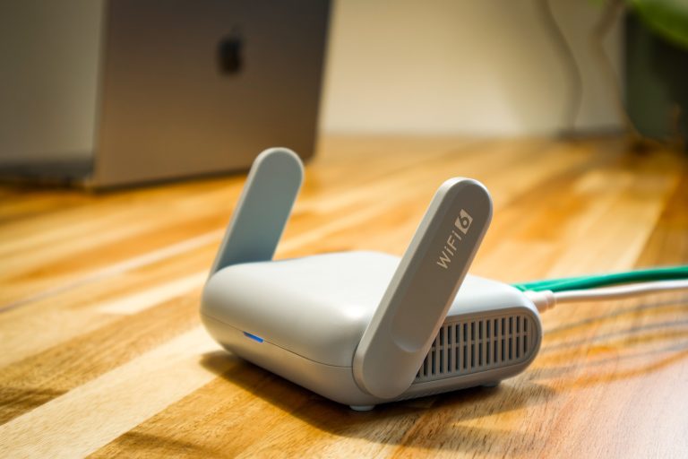 Wireless router used for an office Wi-Fi network.
